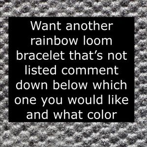 Rainbow loom bracelet
